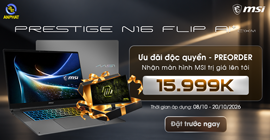 pre order laptop msi prestige