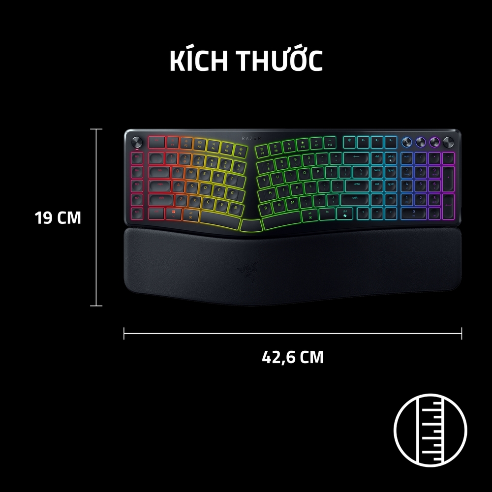 B&agrave;n ph&iacute;m Razer Pro Type Ergo Wireless