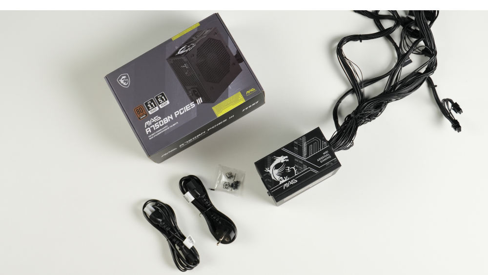 Nguồn m&aacute;y t&iacute;nh MSI MAG A750BN PCIE 5.0 