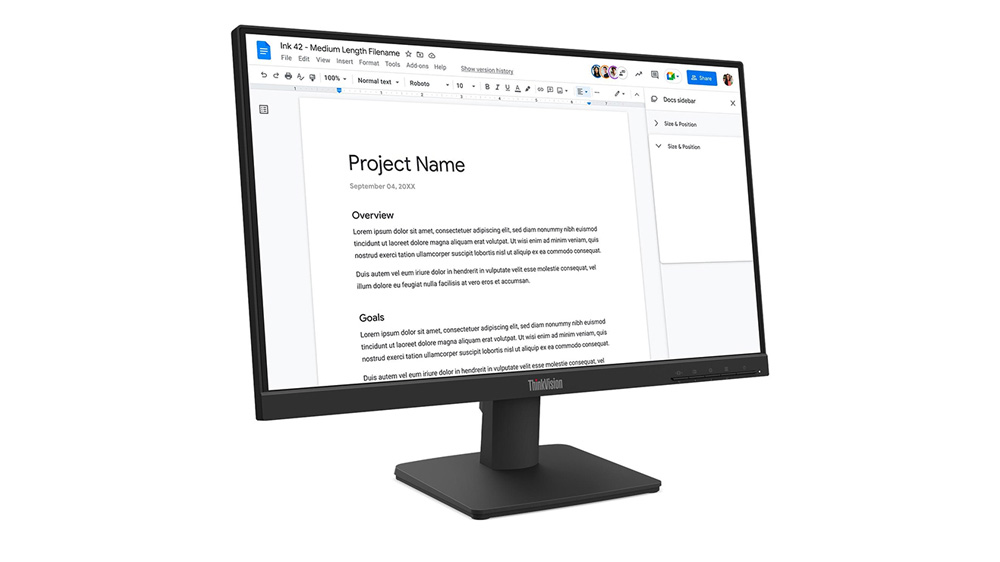 M&agrave;n h&igrave;nh Lenovo ThinkVision S22-4e 64CBKAR6VN