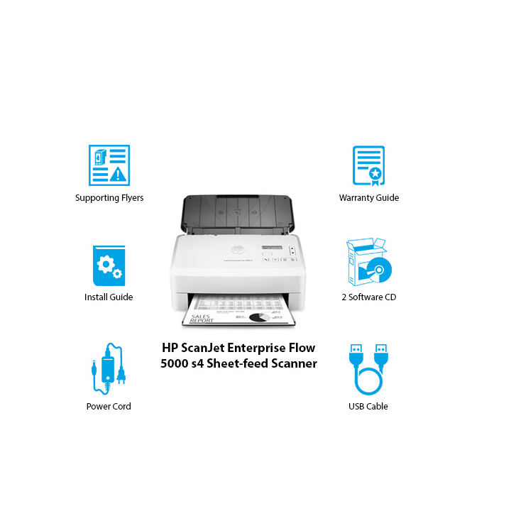 Scanner HP ScanJet Enterprise Flow 5000 s5 ( 6FW09A ) – Logically
