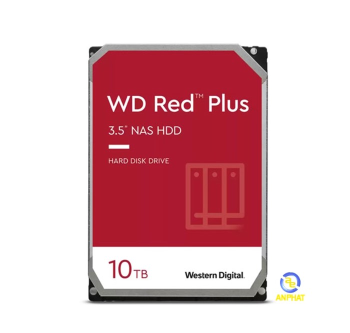 Ổ Cứng Western Digital Red Plus 10TB (WD101EFBX) - ANPHATPC.COM.VN
