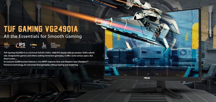 Màn hình Asus TUF Gaming VG249Q1A IPS/ Full HD/ 165hz