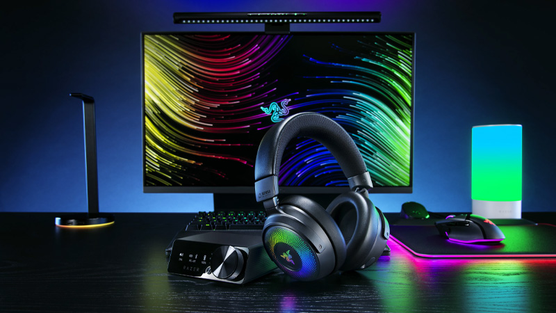 Tai nghe Razer Kraken V4 Pro OLED Control Hub
