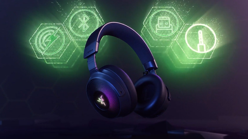Tai nghe Razer Kraken V4 Pro OLED Control Hub
