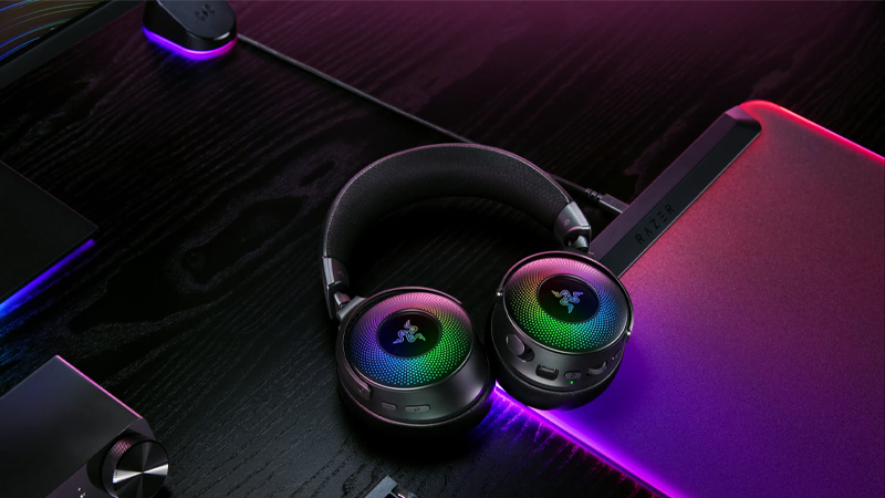 Tai nghe Razer Kraken V4 Pro OLED Control Hub