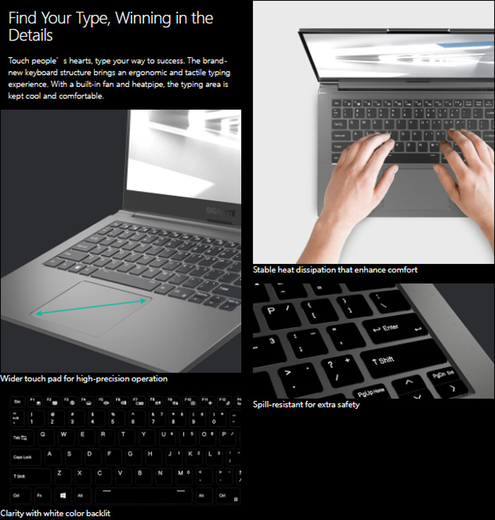 Laptop GIGABYTE U4 UD-50S1823SO - ANPHATPC.COM.VN