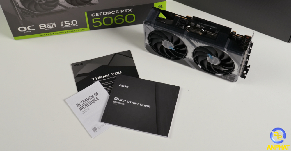 VGA ASUS Dual RTX 5060 8GB GDDR7 OC