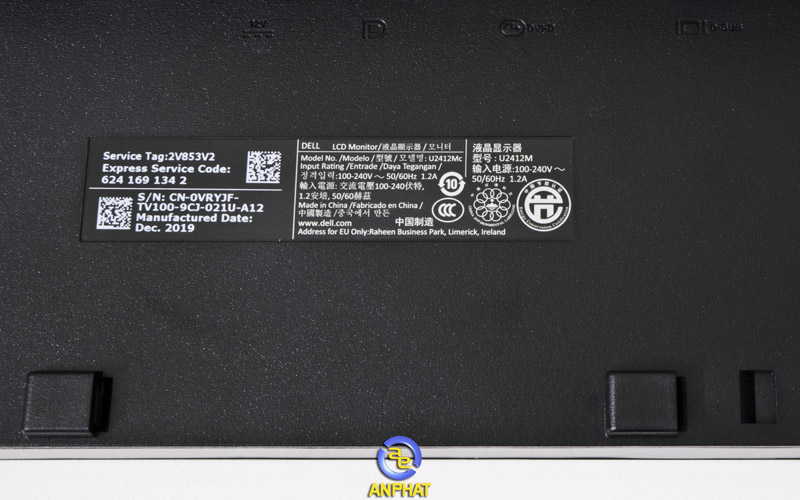 Màn Hình Máy Tính Dell Ultrasharp U2412M - ANPHATPC.COM.VN