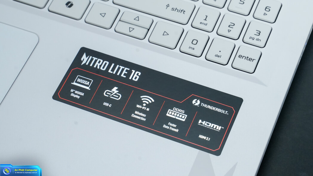 Laptop Acer Gaming Nitro Lite 16 NL16-71G-71UJ