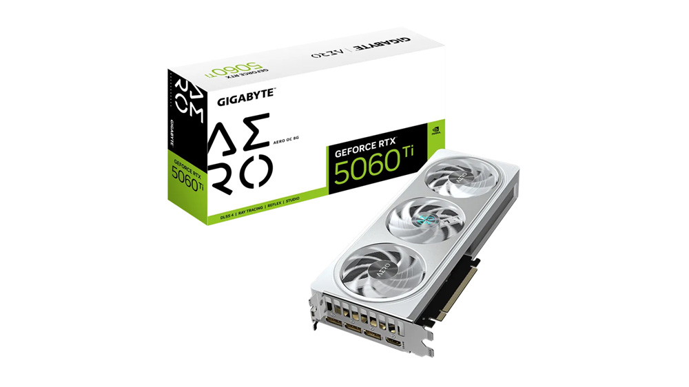VGA Gigabyte RTX 5060 Ti Aero OC 8GB GDDR7 (N506TAERO OC-8GD)