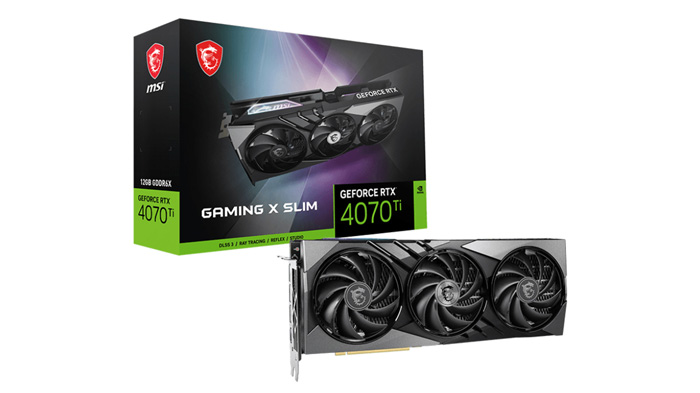VGA MSI Geforce RTX 4070 Ti GAMING X SLIM 12GB
