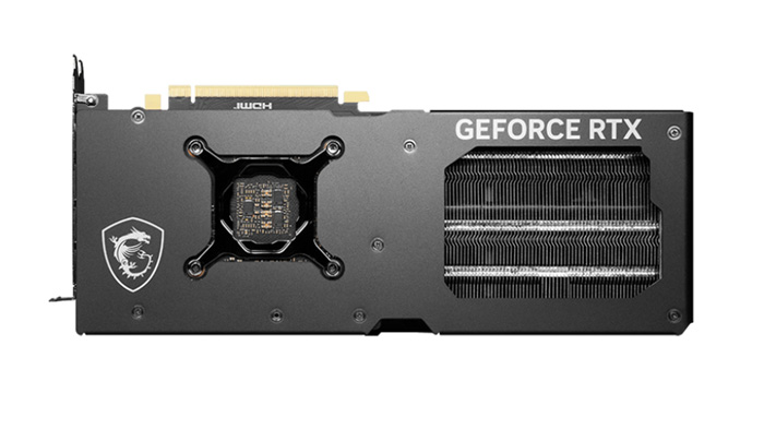 VGA MSI Geforce RTX 4070 Ti GAMING X SLIM 12GB. backplate