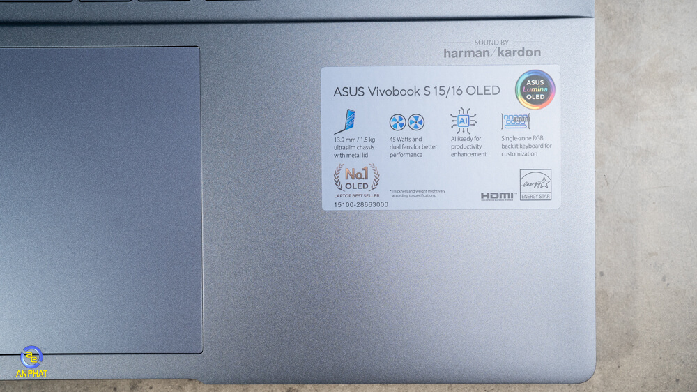 Laptop ASUS Vivobook S 16 OLED S5606MA-MX051W