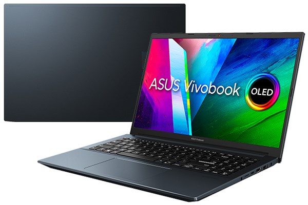 LAPTOP ASUS M3500QC-L1105T VIVOBOOK PRO R5 5600H/8GB/512GB PCIE/ VGA 3050 4G/15.6INCH FHD OLED laptopasusvivobookpro15oledm3500qcl1105t1111