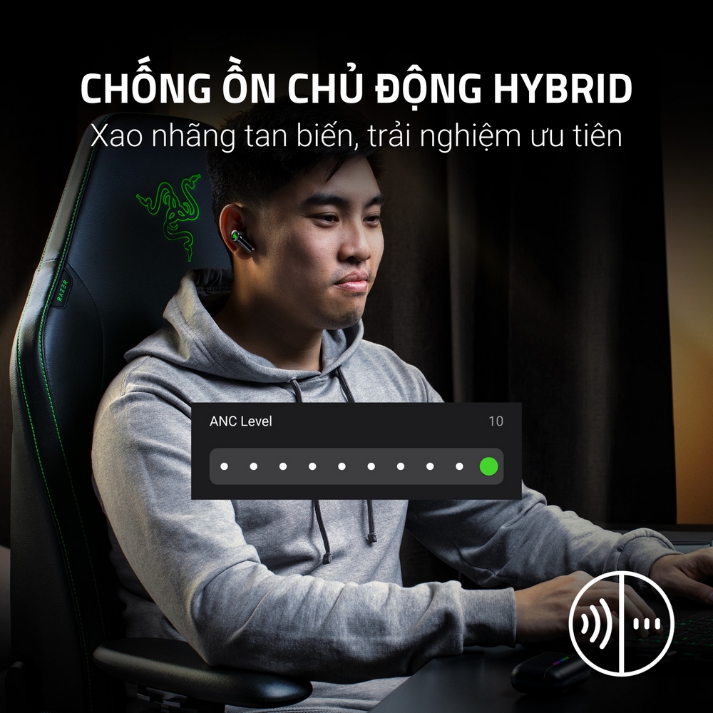Tai nghe Razer Hammerhead V3 HyperSpeed