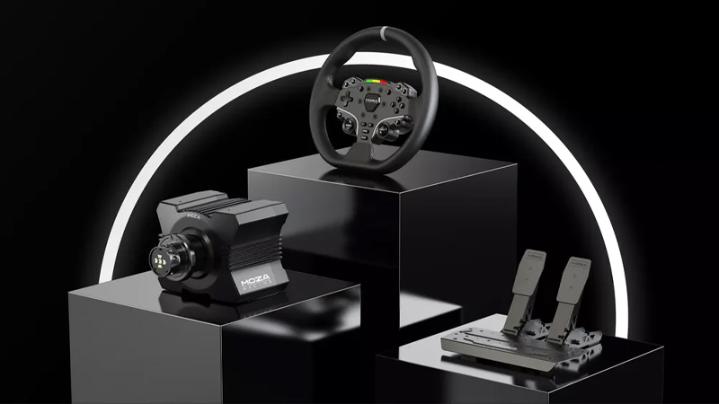Vô lăng MOZA R5 Bundle for PC Direct Drive