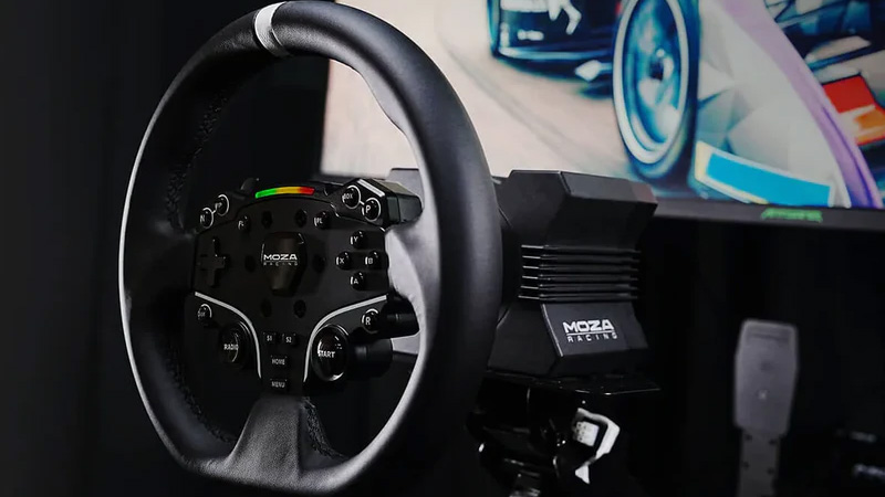 Vô lăng MOZA R5 Bundle for PC Direct Drive