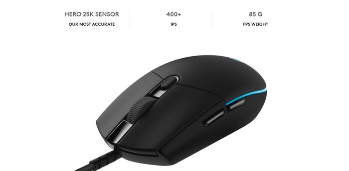 Chuột chơi game Logitech G Pro HERO An Phát Computer- Anphatpc.com.vn