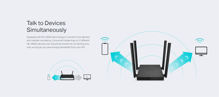 Bộ Định Tuyến TP-Link Archer C54 AC1200 Dual-Band Wi-Fi Router - ANPHATPC.COM.VN