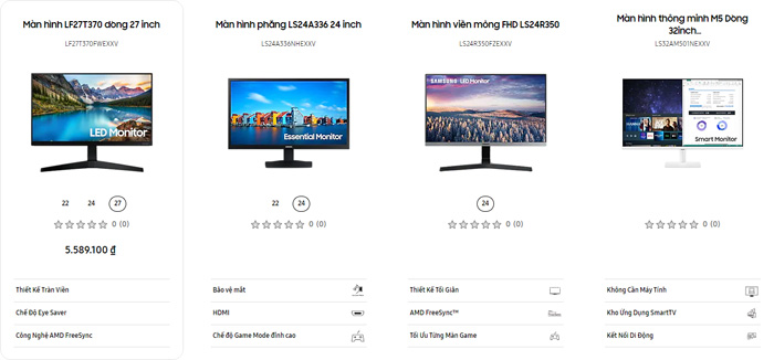 M&agrave;n H&igrave;nh M&aacute;y T&iacute;nh Samsung LF27T370FWEXXV - ANPHATPC.COM.VN