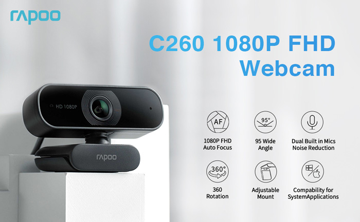 Webcam Rapoo C260 - ANPHATPC.COM.VN
