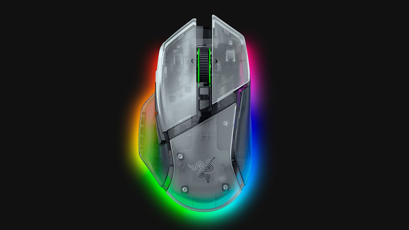 Chuột Razer Basilisk V3 Pro 35K Phantom White Edition