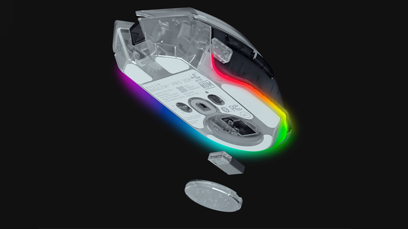 Chuột Razer Basilisk V3 Pro 35K Phantom White Edition