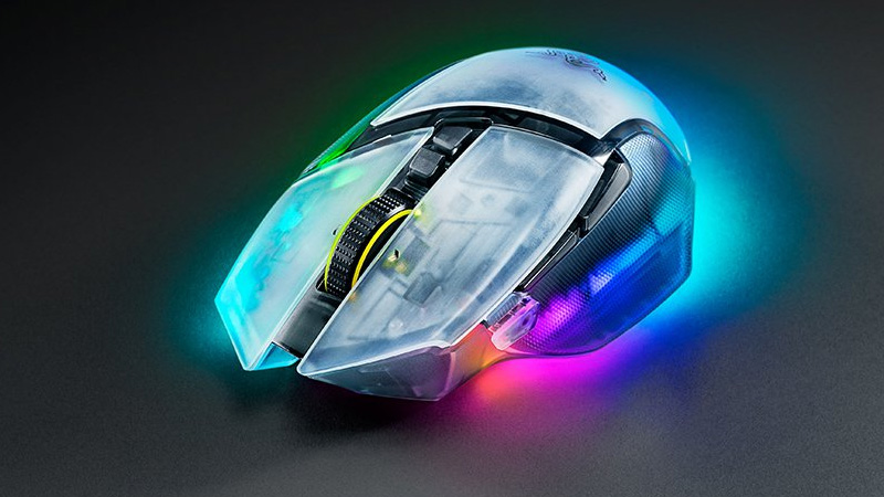 Chuột Razer Basilisk V3 Pro 35K Phantom White Edition