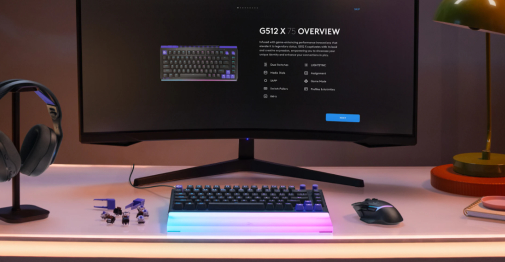 Bàn phím cơ Logitech G512 X 75 TMR