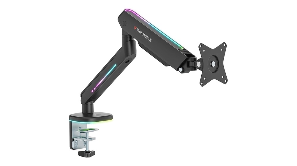 Giá treo màn hình Thronmax MX100 Black, LED RGB - hình sản phẩm 1