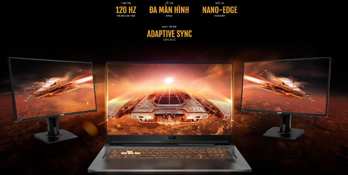 Laptop Asus TUF Gaming A17 FA706IU-HX406T (Ryzen 7-4800H | 8GB | 512GB | GTX 1660 Ti 6GB | 17.3 inch FHD | Win 10 | Gun Metal)-ANPHATPC.COM.VN