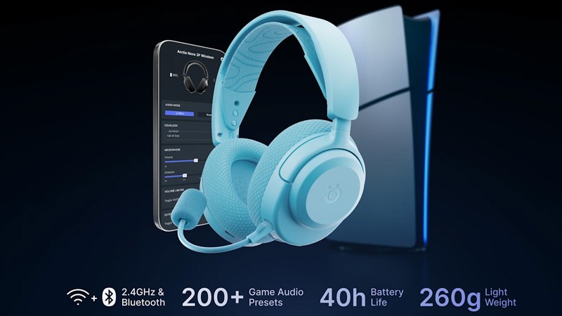 Tai nghe SteelSeries Arctis Nova 3P Wireless
