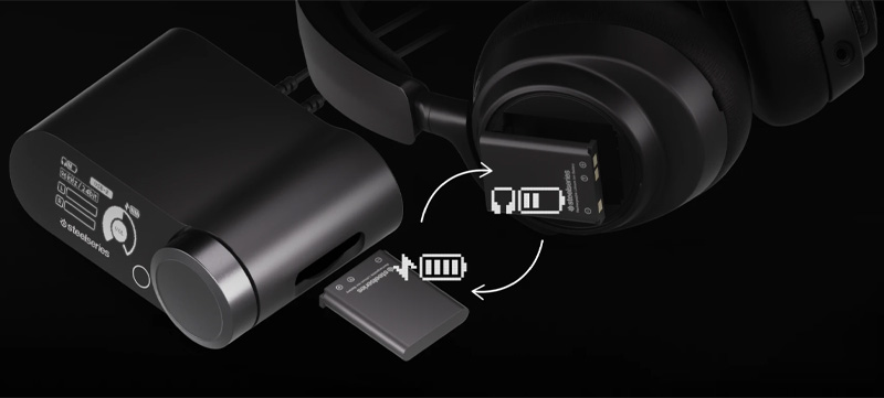 Tai nghe SteelSeries Arctis Nova Pro Wireless Infinity Power System