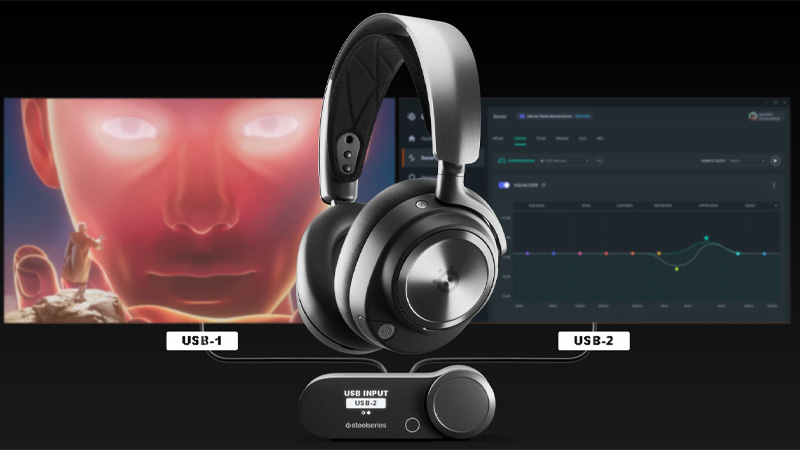 Tai nghe SteelSeries Arctis Nova Pro Wireless Infinity Power System