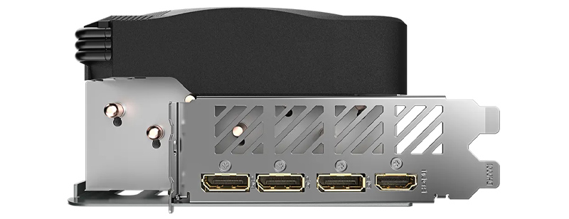 VGA Gigabyte GeForce RTX 4080 SUPER GAMING OC 16GB GDDR6X cổng kết nối