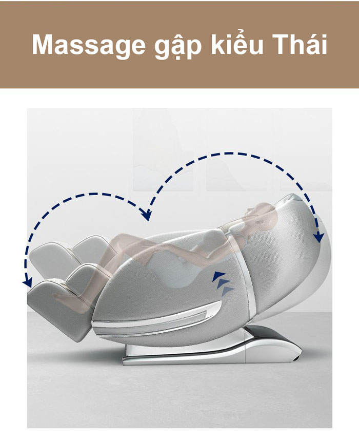 Ghế Massage Luxury E-Dra - Lux Hestia EMC111 - Màu Be Xám - Tinker 3