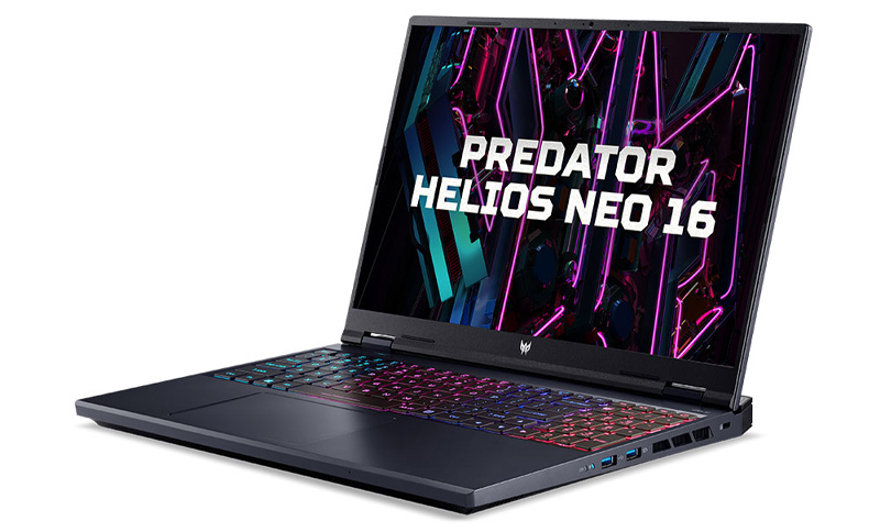 Laptop Acer Predator Helios Neo 16 led RGB