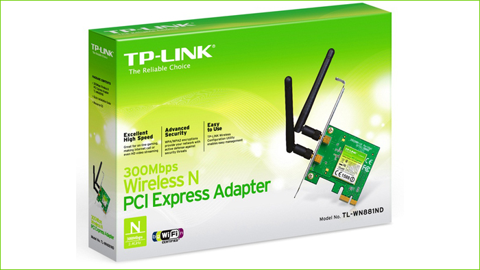 Bộ Chuyển Đổi Không Dây TP-Link TL-WN881ND PCI Express Chuẩn N Tốc Độ 300Mbps - ANPHATPC.COM.VN