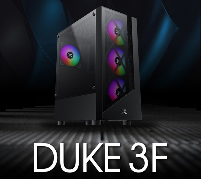 Vỏ case ( Vỏ máy tính) XIGMATEK DUKE 3F (EN49080) - Sẵn 03 FAN