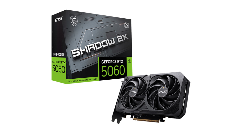 VGA MSI RTX 5060 8GB SHADOW 2X OC