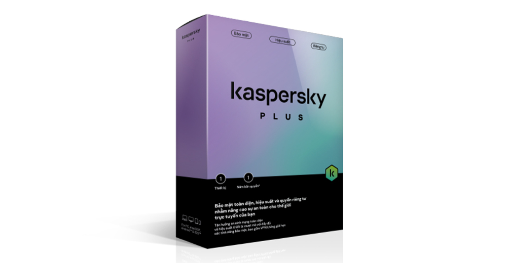 Phần mềm diệt virus Kaspersky Plus -1U
