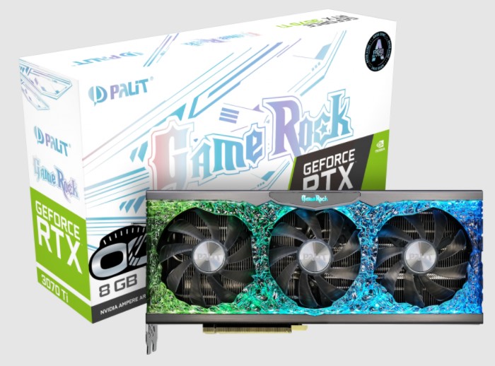 VGA Palit GeForce RTX 3080 Ti GameRock 12GB GDDR6X (NED308T019KB-1020G) - ANPHATPC.COM.VN