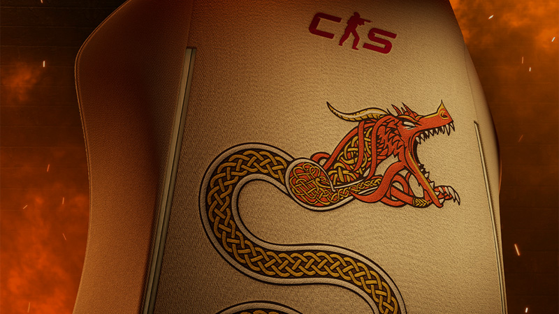 Ghế game Razer Iskur V2 X CS2 Counter-Strike 2 Edition