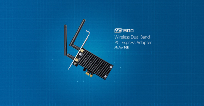 Bộ Chuyển Đổi Wi-Fi Băng Tần Kép PCI Express AC1300 Archer T6E - ANPHATPC.COM.VN