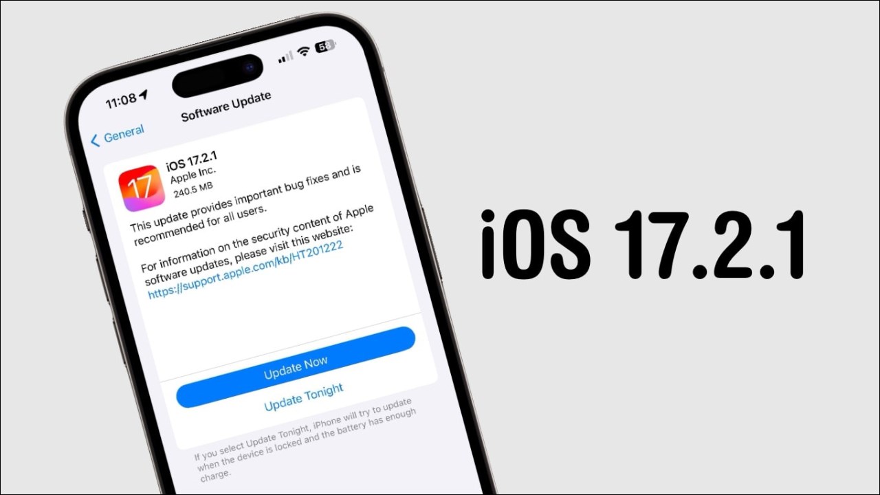 Apple cập nhật bản vá iOS 17.2.1