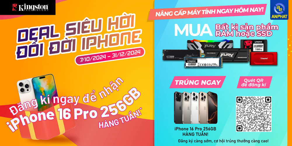 Deal siêu hời, Đổi đời iPhone cùng Kingston