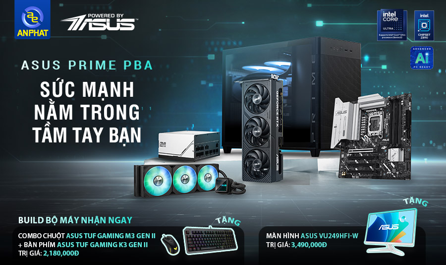 ASUS PRIME PBA SỨC MẠNH NẰM TRONG TẦM TAY BẠN