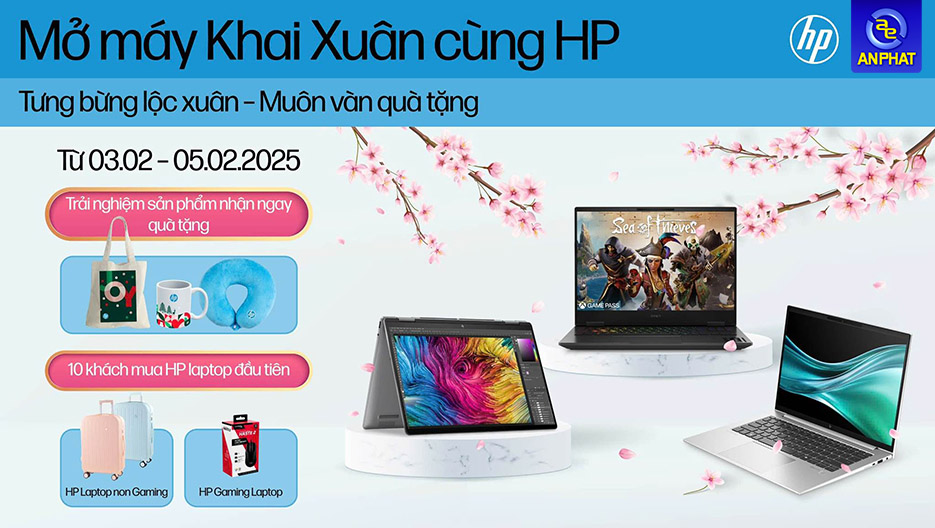 Mở máy khai xuân cùng HP