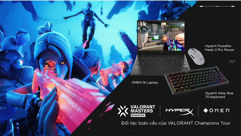 Cùng Omen/ HyperX by HP đồng hành cùng giải đấu Valorant Masters Bangkok 2025